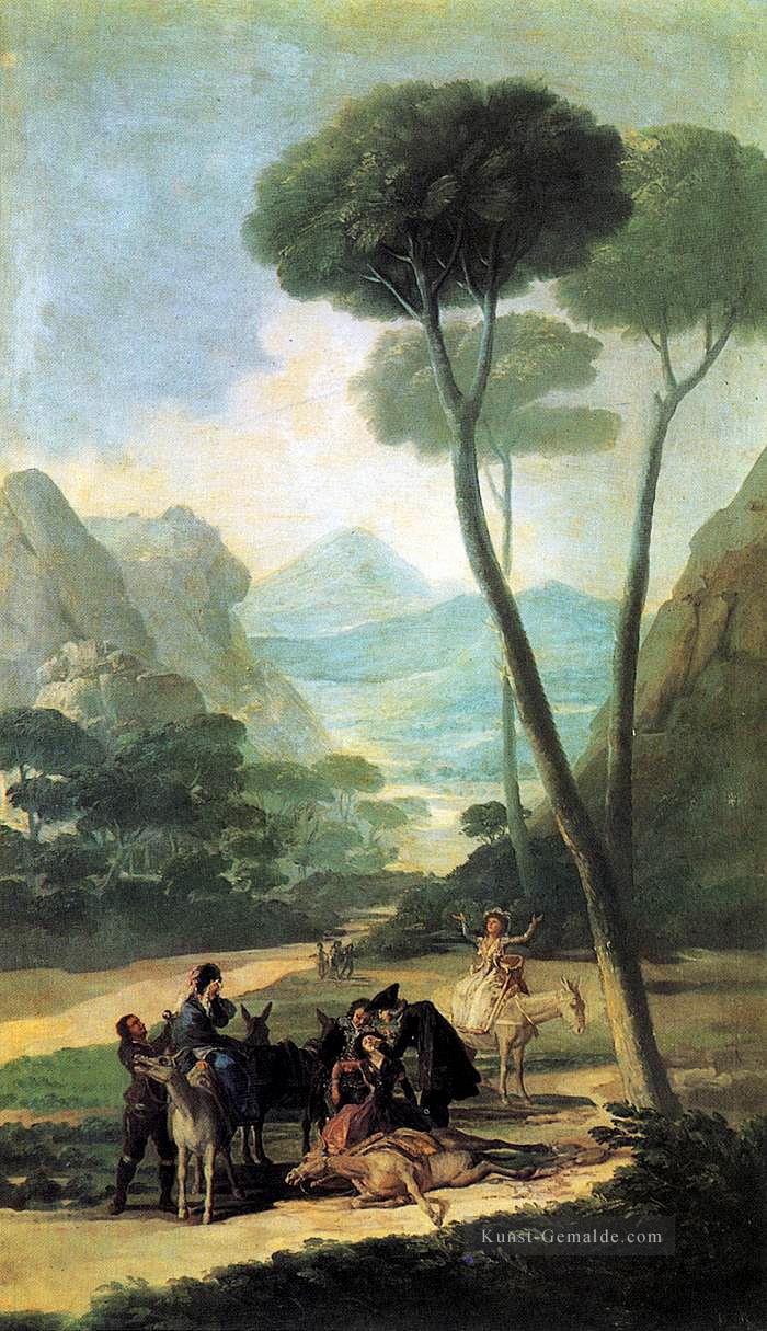 der Fall oder der Unfall Francisco de Goya Ölgemälde